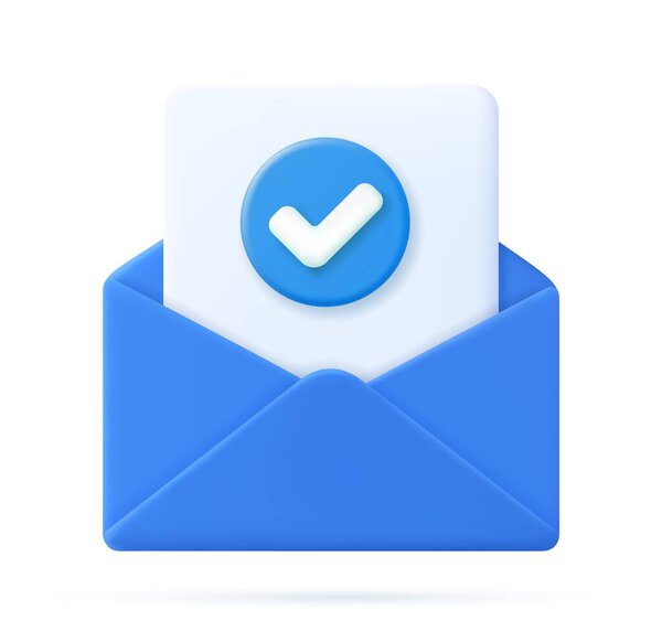 Конверт с иконкой бумажных документов.