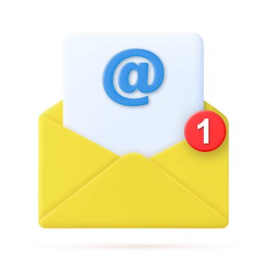 Zarflı posta simgesi.