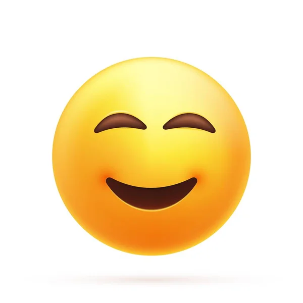 Happy smiling icon — Stock Vector