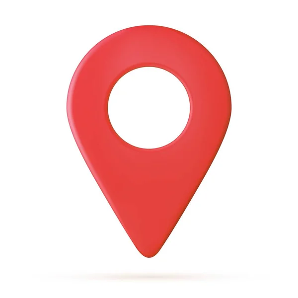 3D Réaliste Carte de localisation pin repères GPS pointeur Vecteur En Vente