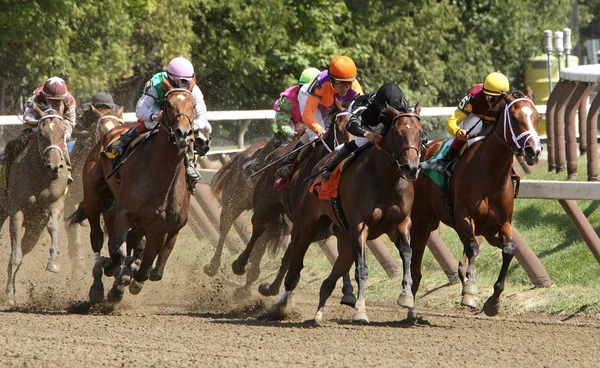 Ganhar sua primeira corrida — Fotografia de Stock