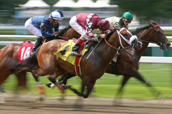 Storming Down the Homstretch — Foto de Stock