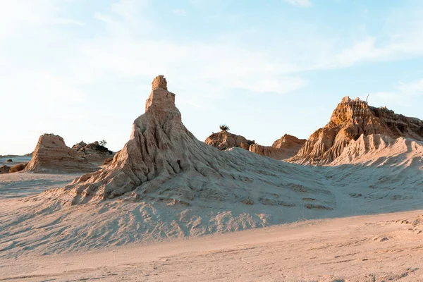 Desert Landforms Sculpted Weather Form Myriad Shapes Desert Outback Australia — Zdjęcie stockowe