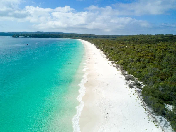 Hyams Plaża Australia Znana Białych Piaszczystych Plaż — Zdjęcie stockowe