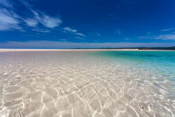 Czyste Plaże Krystalicznie Czystymi Wodami Australii — Zdjęcie stockowe