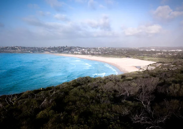 Landelijk Uitzicht Curl Curl Strand Buitenwijk Noordelijke Stranden Australië — Stockfoto