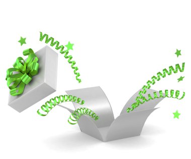 3D güzel hediye kutuları