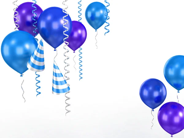 Balones brillantes 3d —  Fotos de Stock