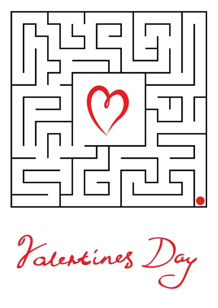 Sevgililer günü için tebrik kartı.