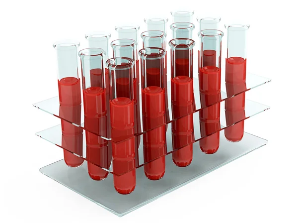 3d 혈액 검사 — 스톡 사진