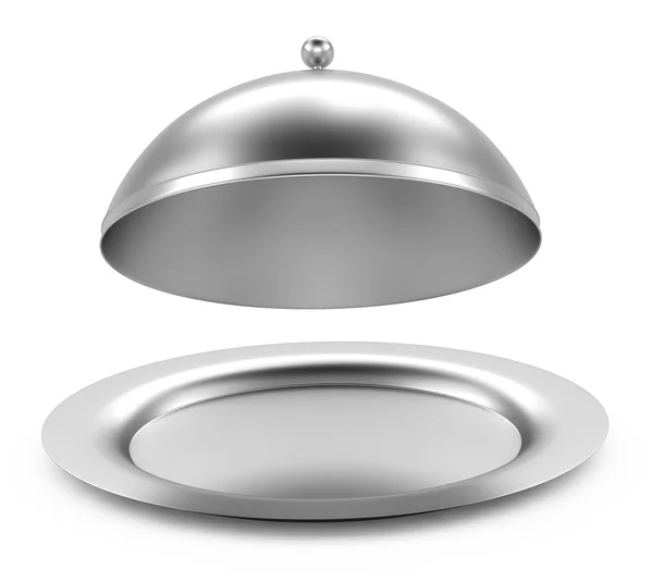 Restoran cloche om beyaz