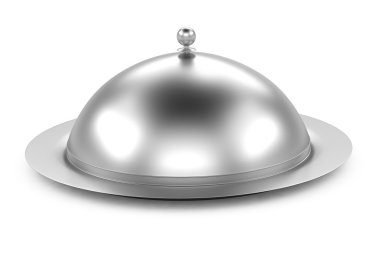 Restoran cloche om beyaz