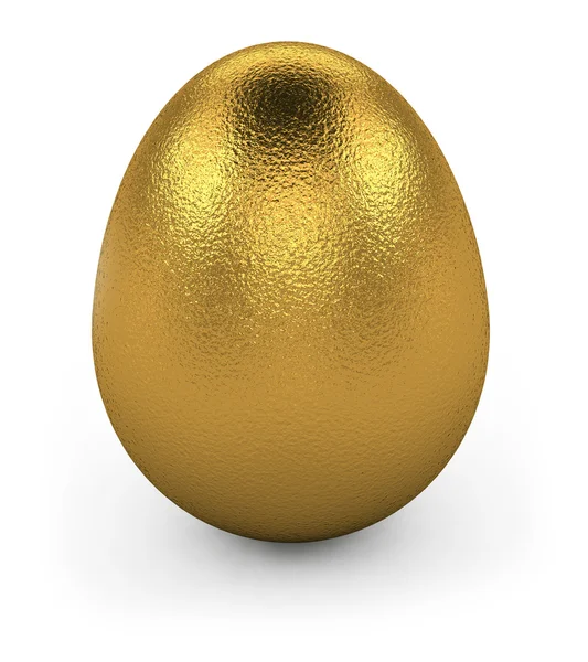 Великоднє яйце на білому тлі — стокове фото