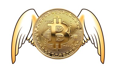 Bitcoin mit Grafik ve Textur