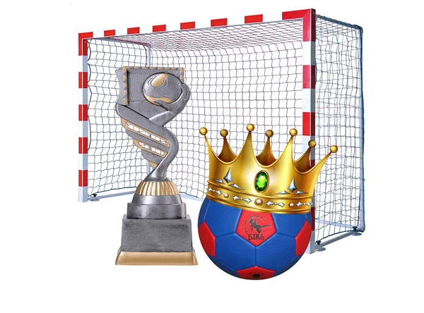 German Handball Championship Cup with Crown