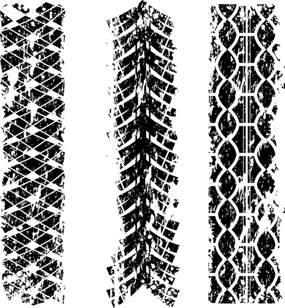 Pistas de neumáticos — Archivo Imágenes Vectoriales