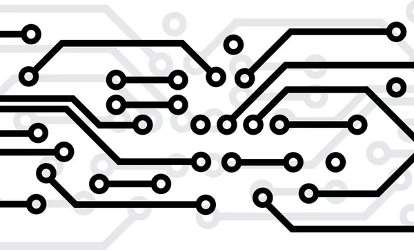 Carte de circuit imprimé — Image vectorielle