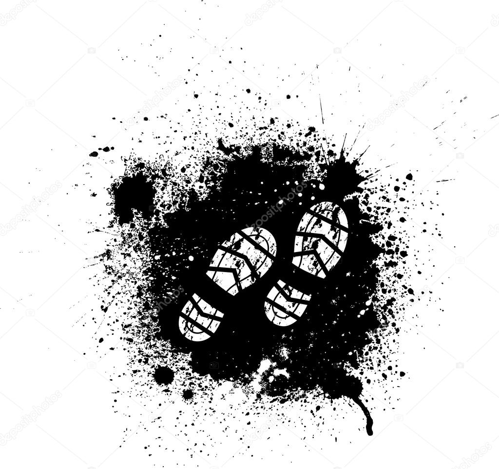 Ink blots and footprint