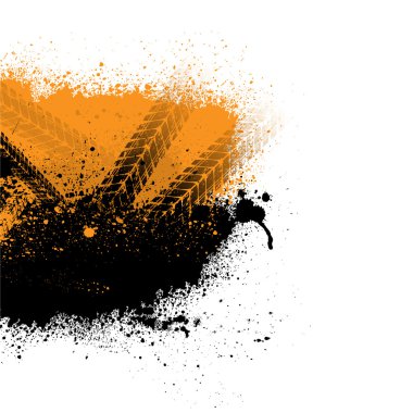 Mürekkep lekesi lastik parça