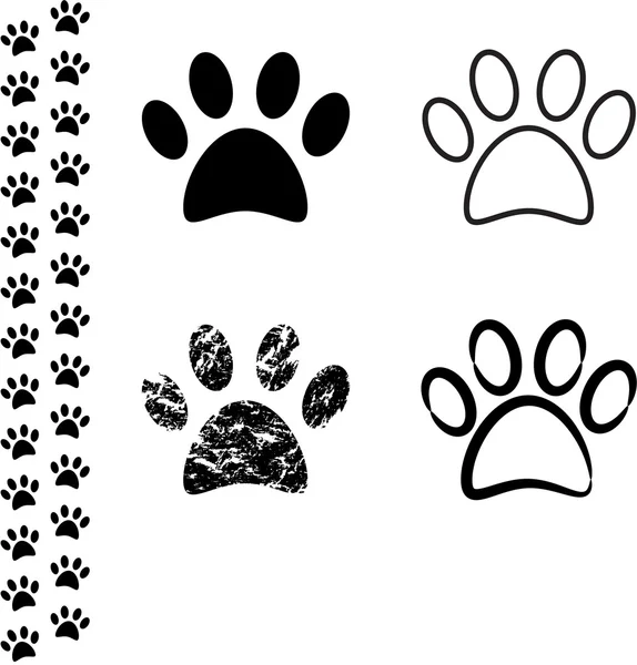 Animal footprint — Stock Vector