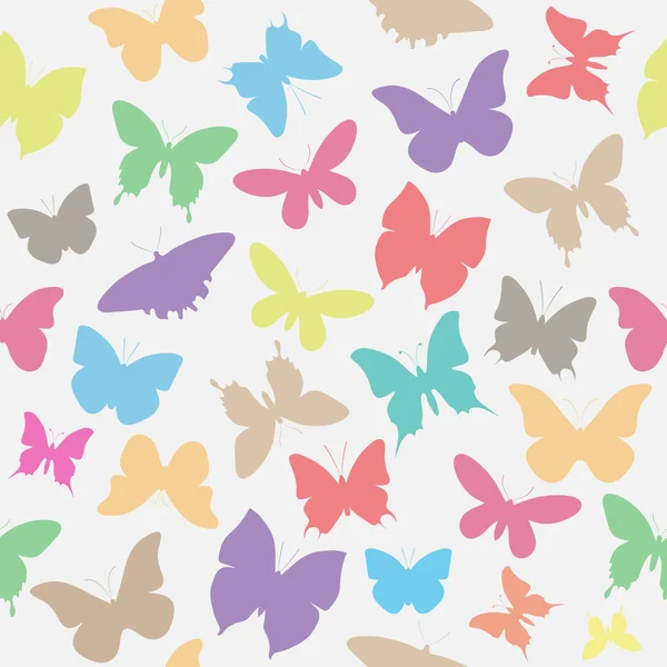 Seamless butterflies — Stock Vector