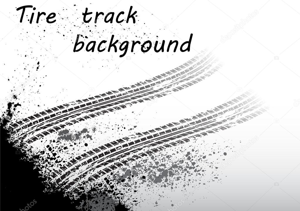 Tire track black