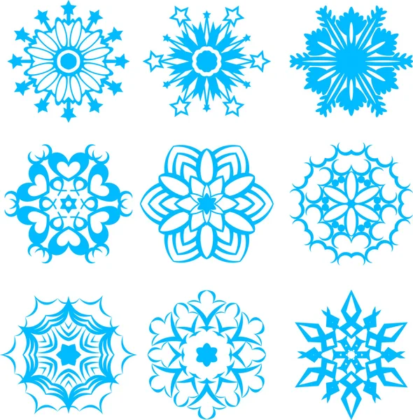 Snowflakes — Stock Vector