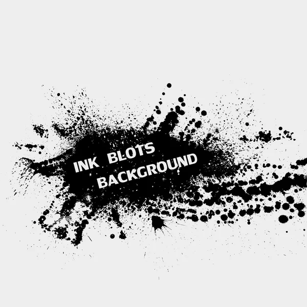 Ink blots background — Stock Vector