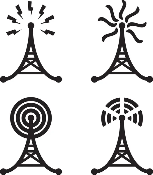 Radio tower — Stock Vector