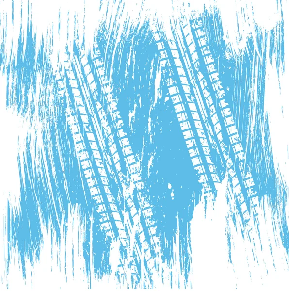 Fond bleu piste de pneu — Image vectorielle