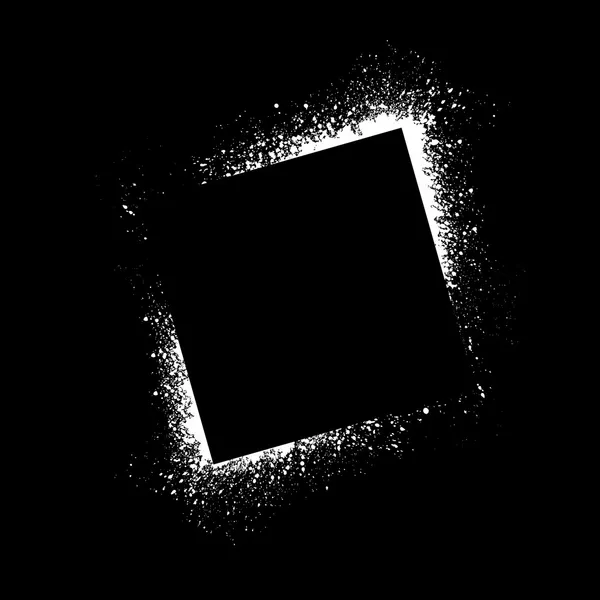 kare arka mürekkep lekesi