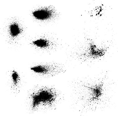 mürekkep lekesi sıçrama