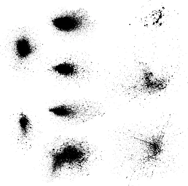 インクのしみスプラッシュ — ストックベクタ