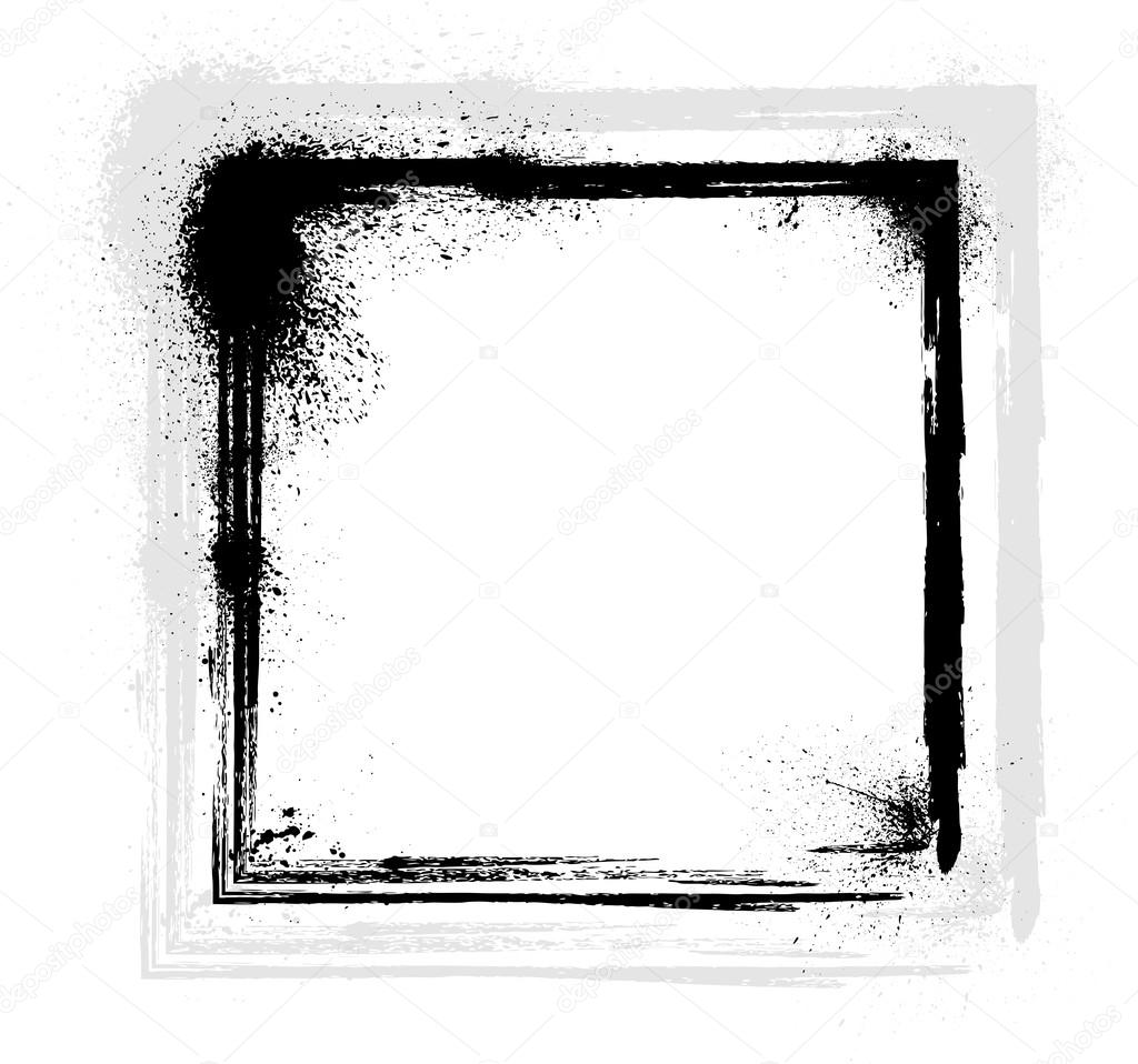 Ink blots frame