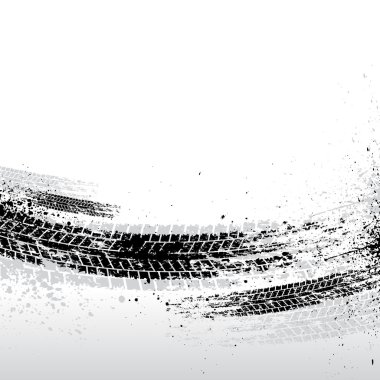 Tire tracks background clipart