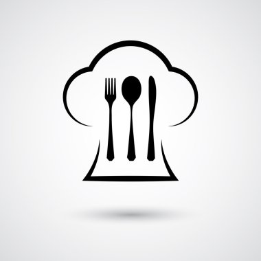 çatal bıçak kapağı ile