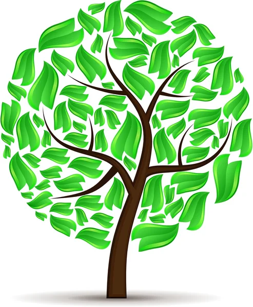 Green tree — Stock Vector