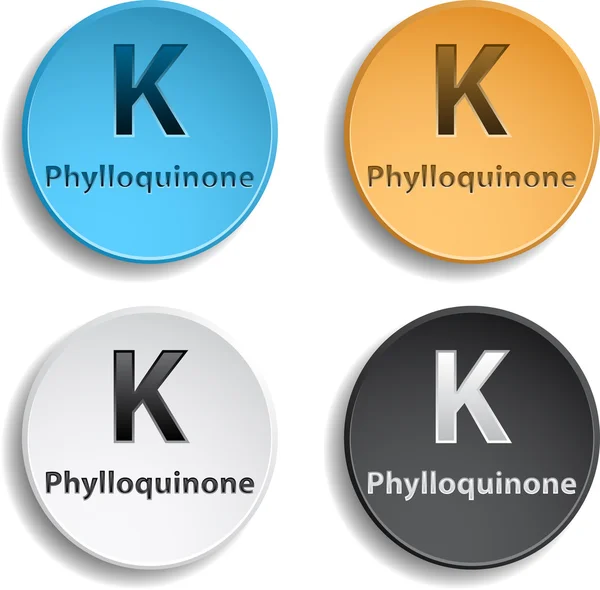 Vitamine K — Stockvector