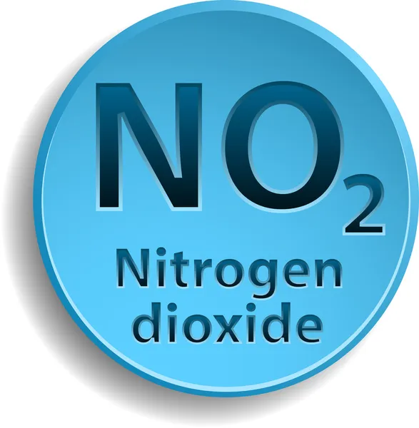Nitrogen dioksida - Stok Vektor