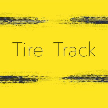 Lastik izleri grunge siluet çizgileri