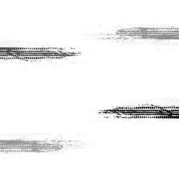 Tire Tracks grunge silhouette text — стоковый вектор