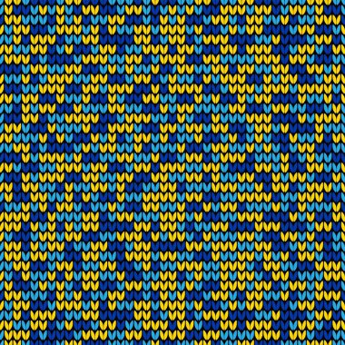 Ukrayna renginde örgü deseni