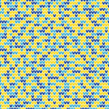 Ukrayna renk örgü şablonu arka planı