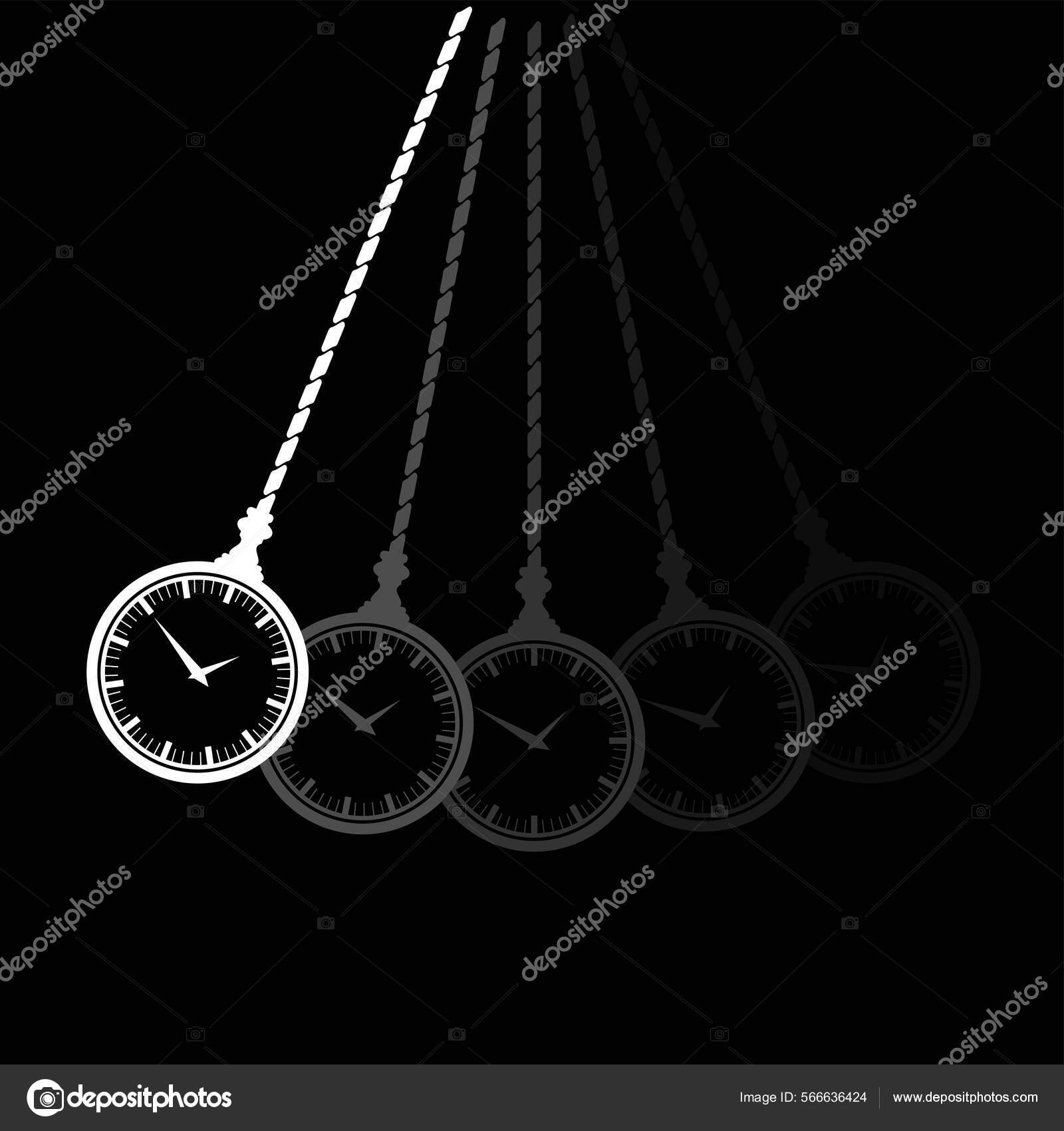 pocket watch silhouette