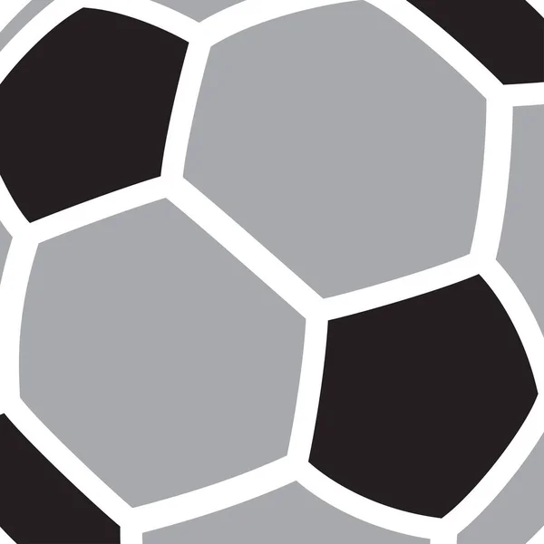 Abstract Grey Football Design Symbol Separated Blocks Shadows Isolated White — Stockvektor