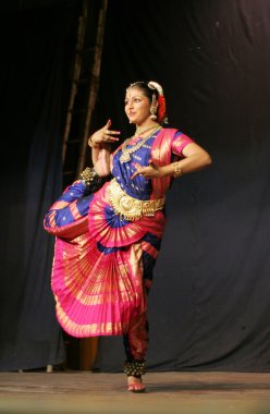 bharatanatyam, classicla Hint dans formu