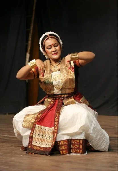 Sattriya Danza, assamese danza clásica india forma — Foto de Stock