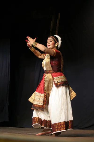 Sattriya Dance, assamese clássica forma de dança indiana — Fotografia de Stock