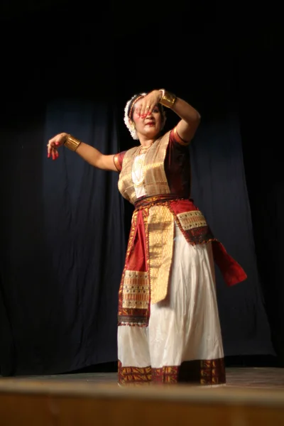 Sattriya Dance, assamese clássica forma de dança indiana — Fotografia de Stock