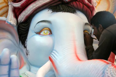 ganesh Idol ganesh chathurthi için yapma